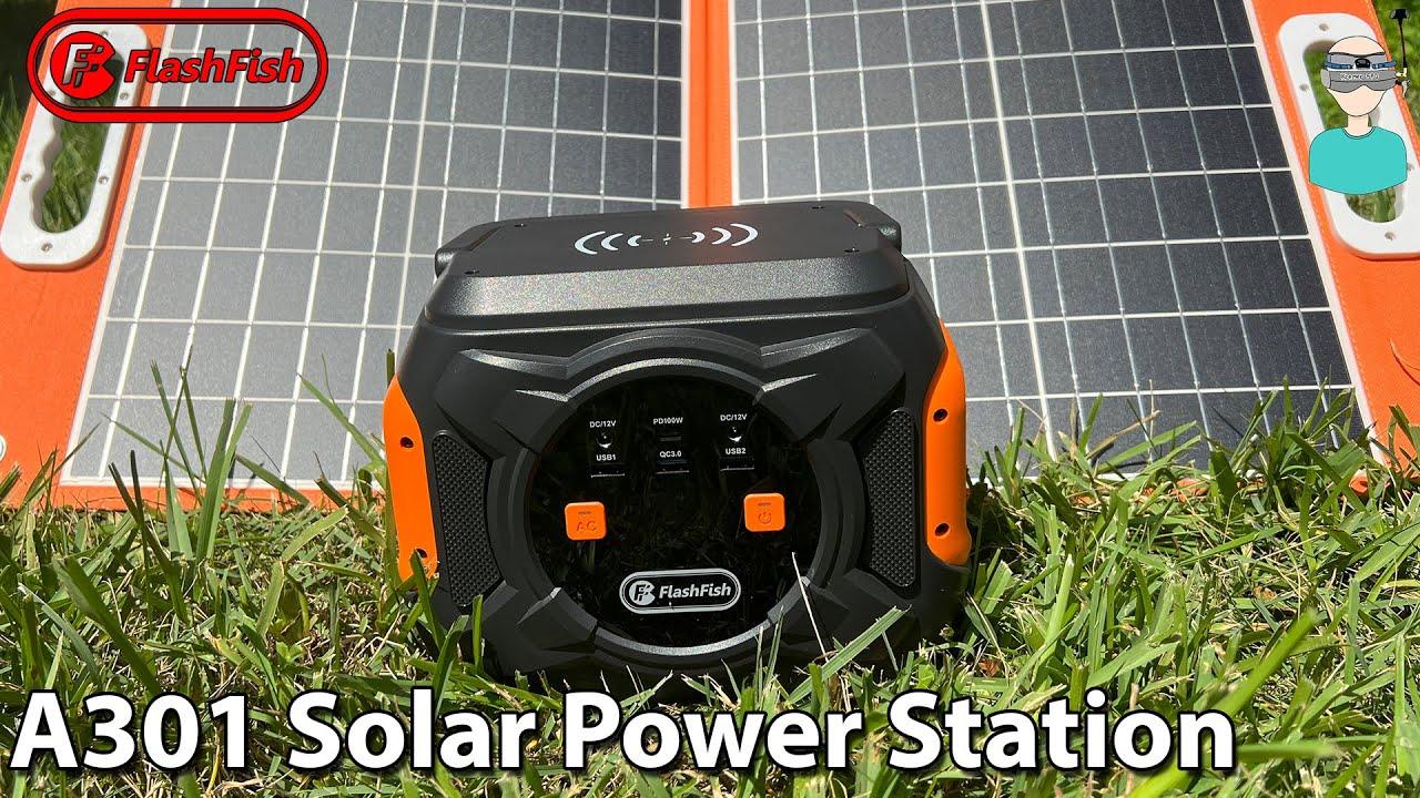Flashfish A301 Portable Power Station / 292Wh 320W 80000mAh Solar Generator