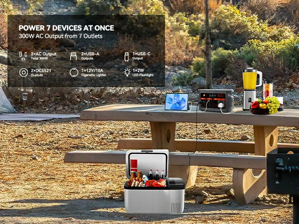 FlashFish E103 portable power station use cases for camping, travel, and backup power
