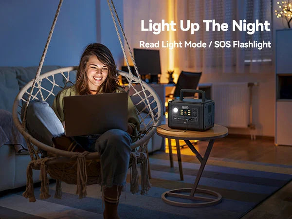 FlashFish T200 portable power station for outdoor article