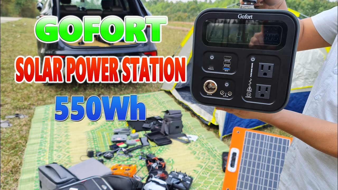 Unboxing and Review 550Wh Gofort Solar Power Station