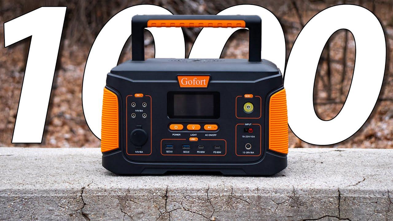 Power for WEEKS! Flashfish/Gofort 1000W Power Station