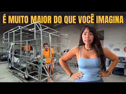 Construindo uma KOMBI SAFARI ARTESANAL do zero ! by Bem Aventureiros - Jamis e Bruna — YouTube video thumbnail