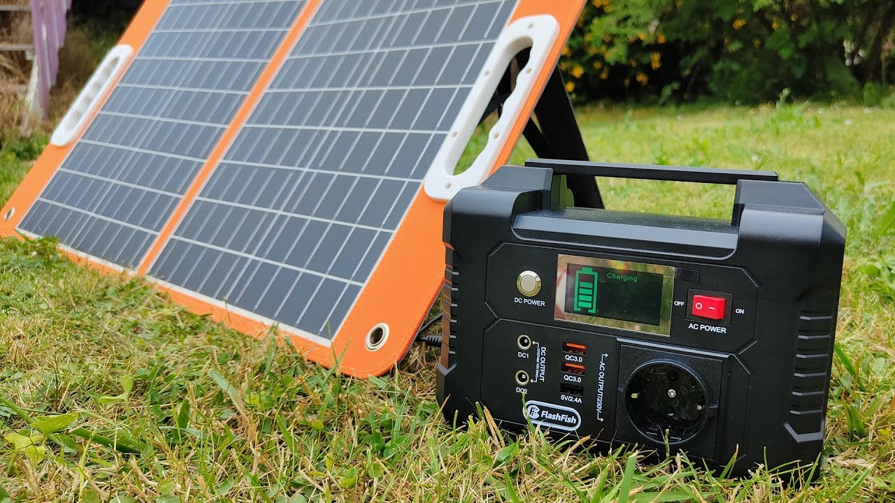 Test du générateur électrique solaire Flashfish E200 de chez Tomtop