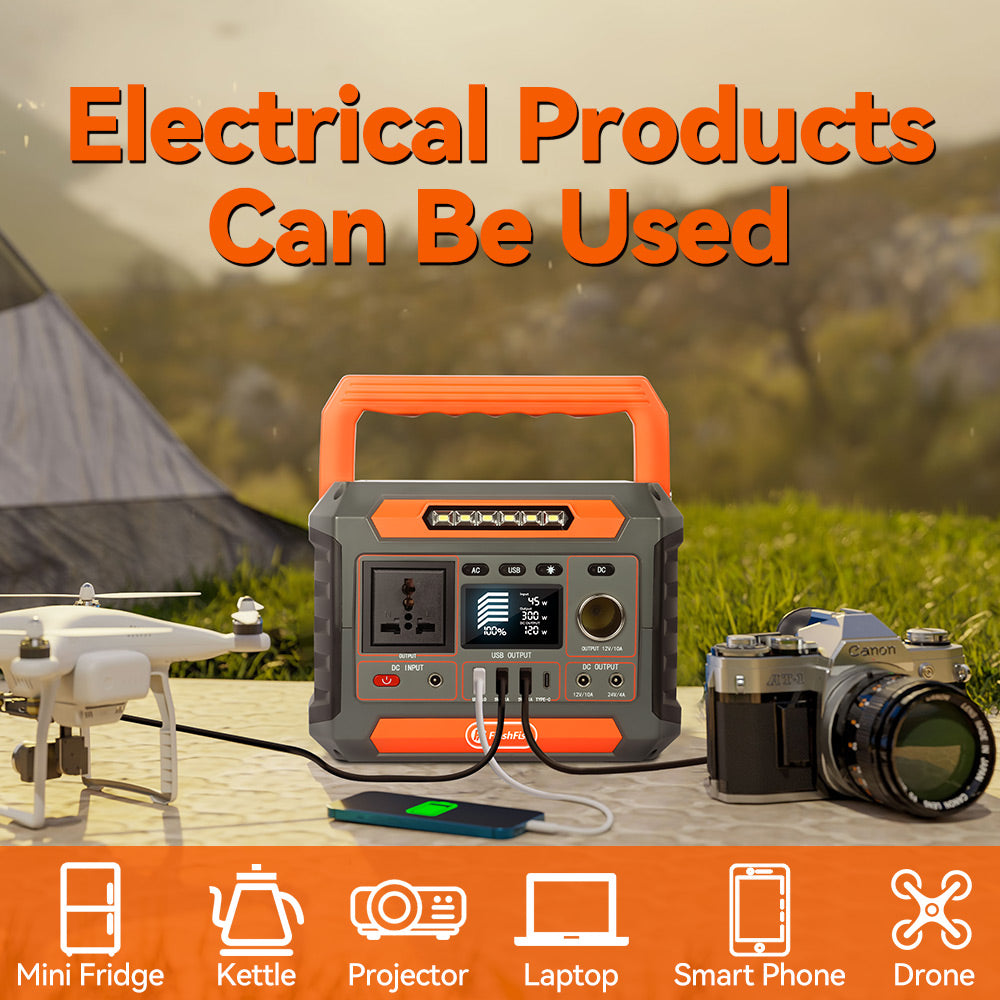 【UPS】Flashfish P66 Portable Power Station | 260W 288Wh