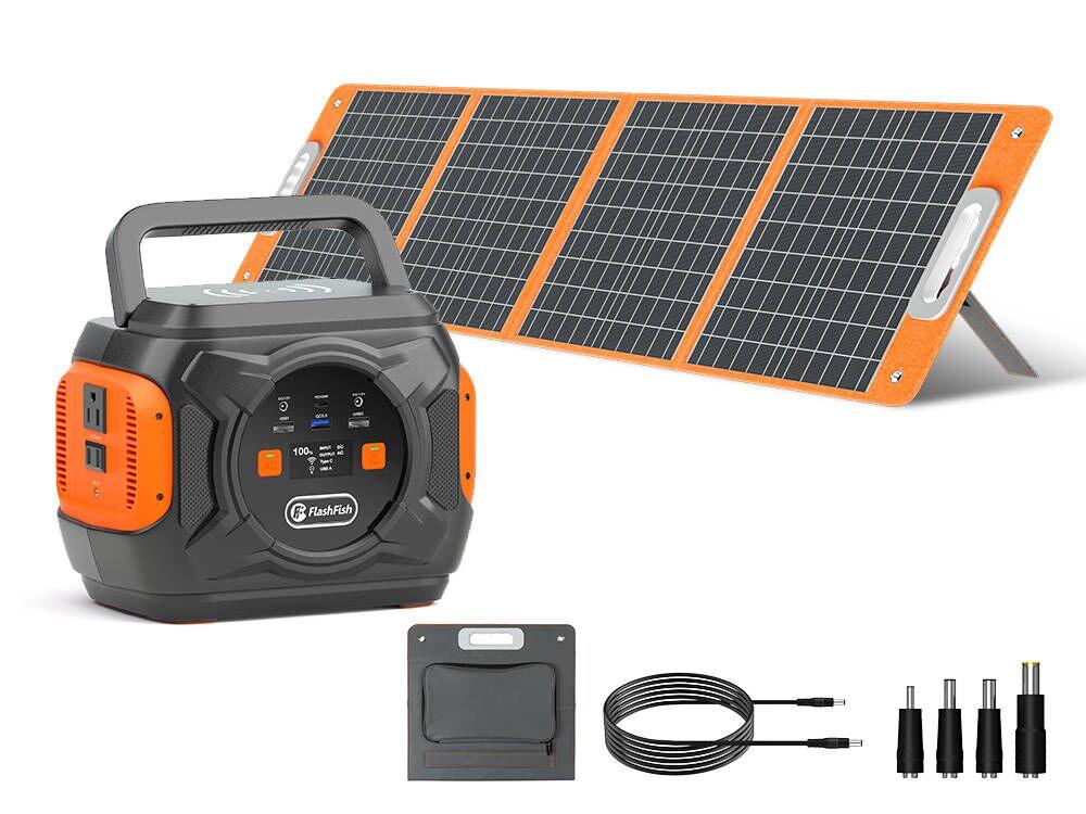 FlashFish A301 Portable Power Station | 320W 292Wh/80000mAh - Flashfish Solar Generator