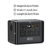 Flashfish T1200S Portable Power Station |【LFP】1200W+768Wh US ro EU Flashfish Solar Generator