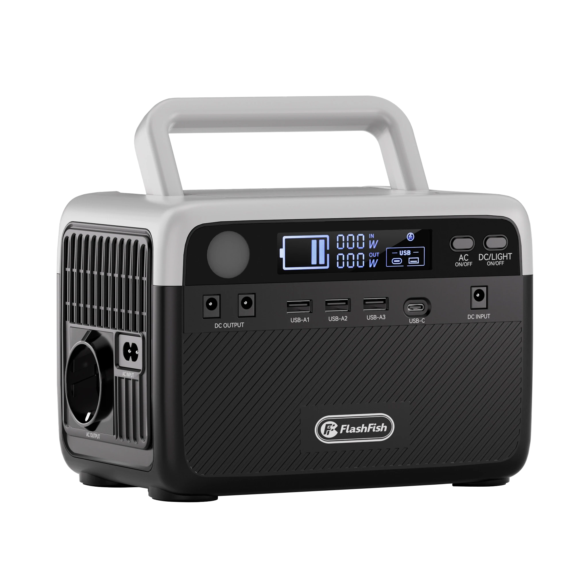 FlashFish BP030B Portable Power Station |【LFP】300W+230.4Wh US Flashfish Solar Generator