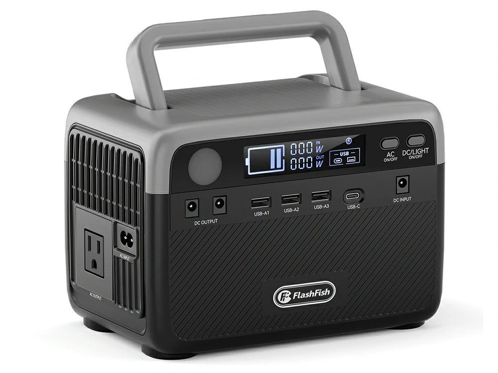 FlashFish BP030B Portable Power Station |【LFP】300W+230.4Wh