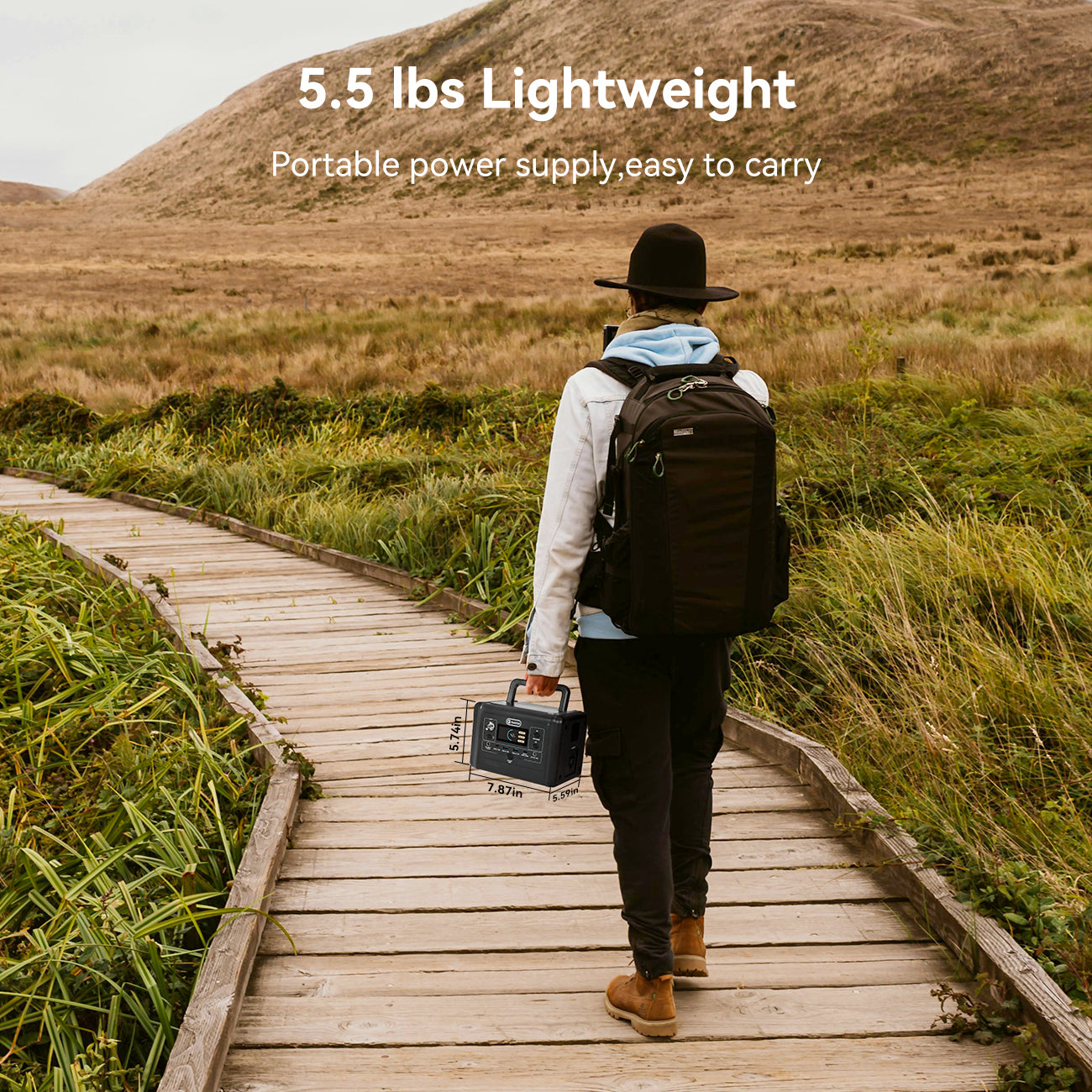 【LFP】Flashfish T200 Portable Power Station | 200W 153.6Wh/48000mAh