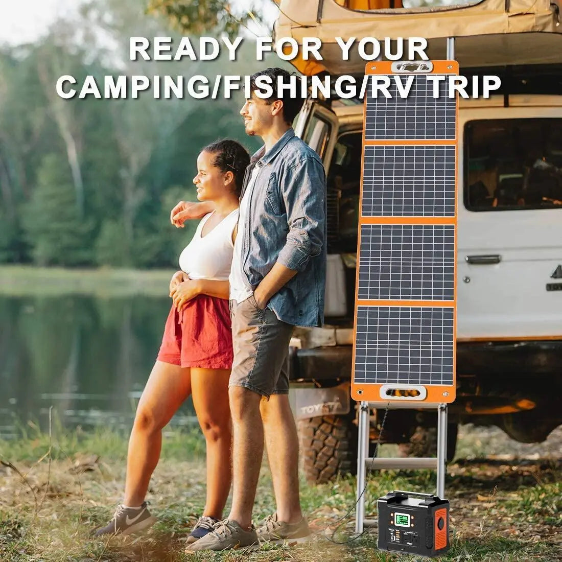 Flashfish TSP100 Foldable Solar Panel | 100W/18V