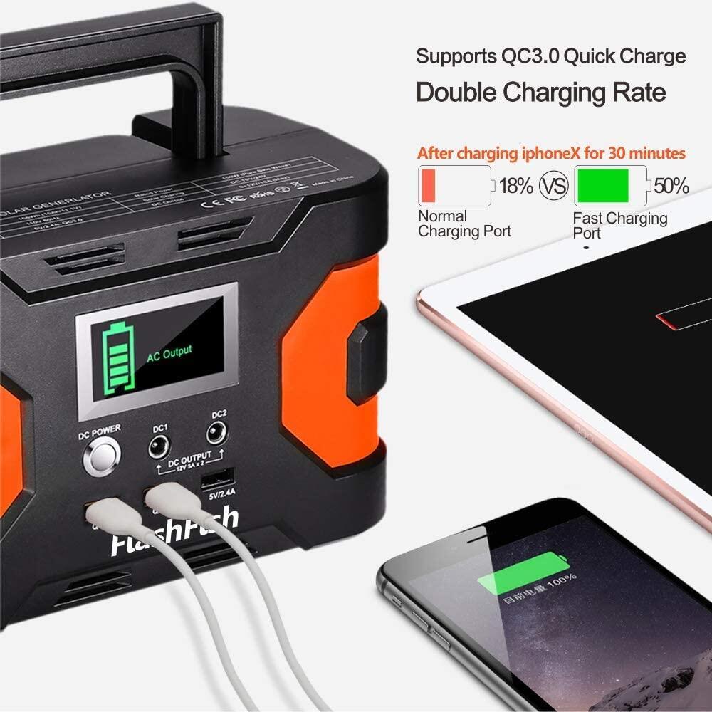 FlashFish EA150 Portable Power Station | 150W 166Wh/45000mAh