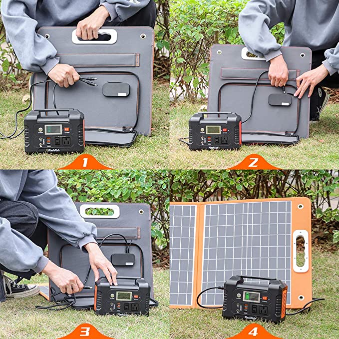 Flashfish TSP60 Foldable Solar Panel | 60W/18V