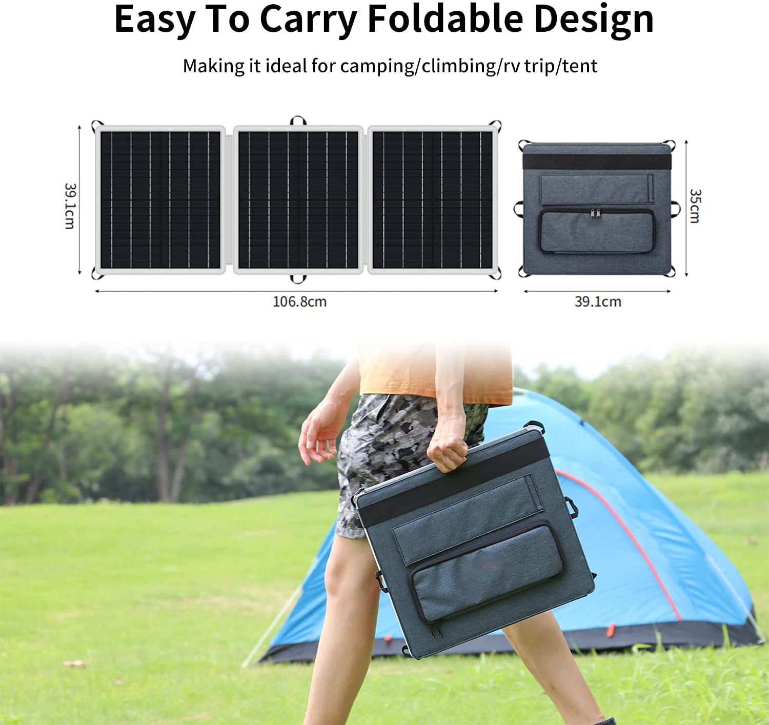 Flashfish Solar Generator (Flashfish A101 + Flashfish CSP60)
