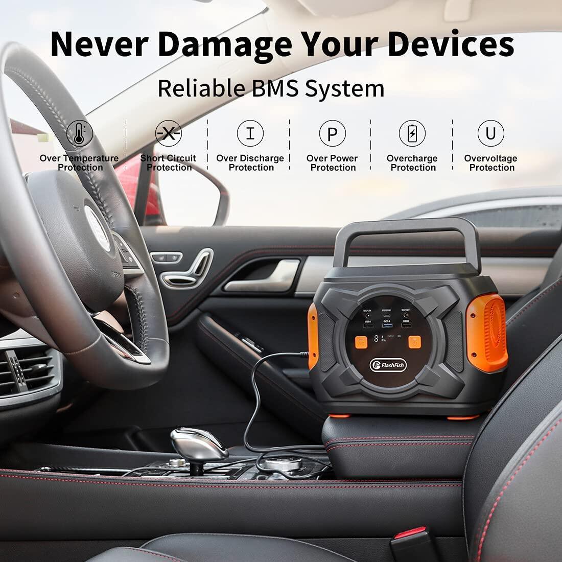 FlashFish A301 Portable Power Station | 320W 292Wh