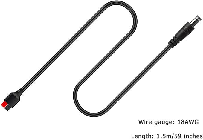 Flashfish DC5521(5.5mm x 2.1mm) to Anderson Connector Adapter Cable