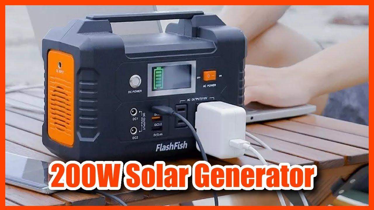200W FlashFish Portable Solar Generator Teardown Review - Flashfish Solar Generator