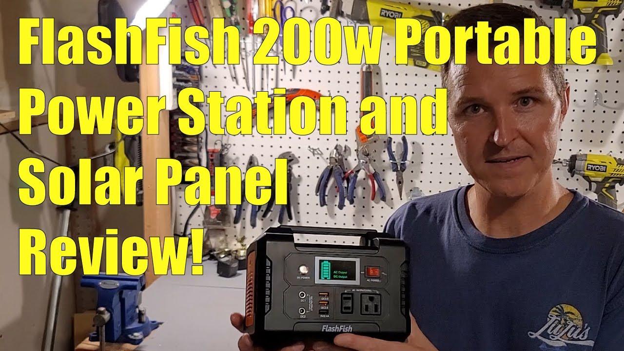 Check out what this Flashfish 200w Solar Power Generator can do!