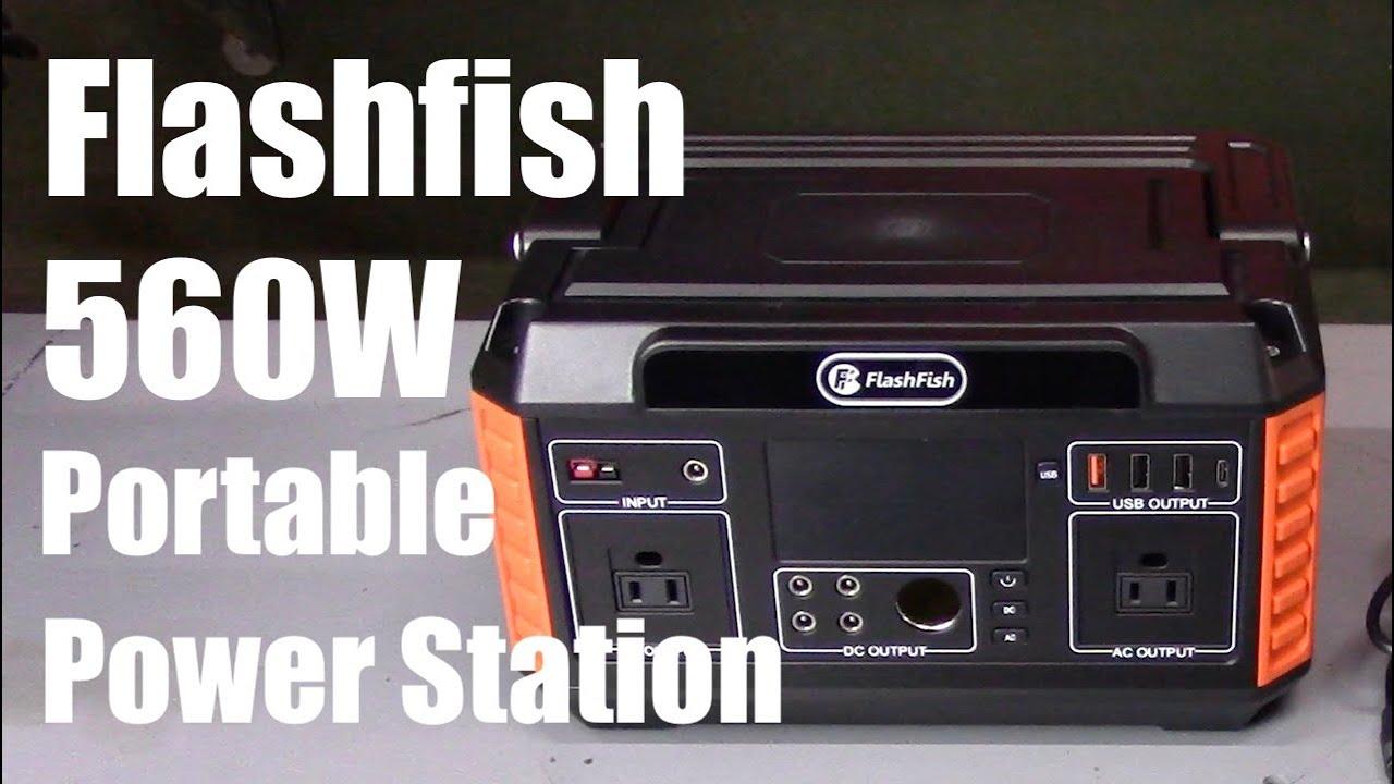 Flashfish P60 560W Portable Power Station First Look - Flashfish Solar Generator