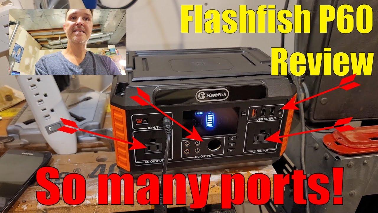 FlashFish 560w Review. This has 520wh of Battery Storage!