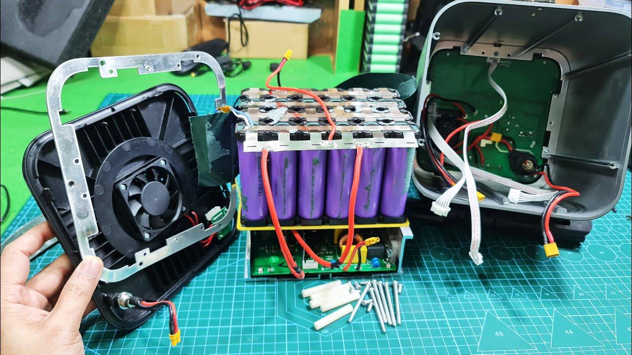 What's inside Portable Power Station Flashfish/Gofort 500Wh - Flashfish Solar Generator
