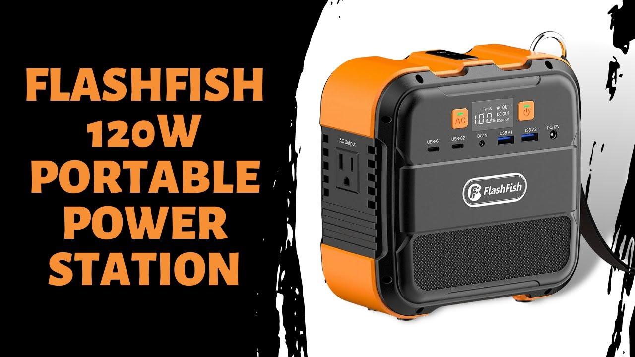 Flashfish 120W Portable Power Station - Flashfish Solar Generator