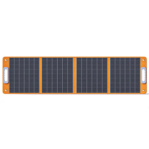 FlashFish TSP100 portable solar panel for cloudy day charging setup