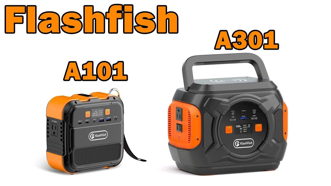 FlashFish Power Stations A101 and A301 Side by Side