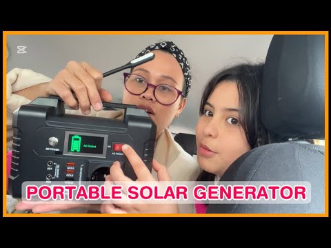 UNBOXING OUR NEW PORTABLE SOLAR GENERATOR by ITALIAN PINOY FAMILY — YouTube video thumbnail