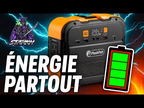 FlashFish Power Station ⚡ La batterie idéale pour Camping, Tournoi, Big Games & OP Airsoft 🏕️🔫 by Alex Starkh | Paintball - Blaster - Média — YouTube video thumbnail