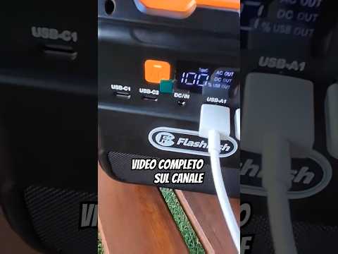 Power Station FlashFish A101: 288Wh per Casa e Viaggi by Marcello Motta Tech — YouTube video thumbnail