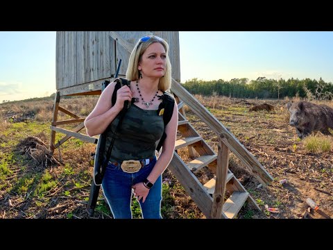 She Goes Wild! Hog Hunting with Her New Toy by Deer Hunting Cajuns — YouTube video thumbnail