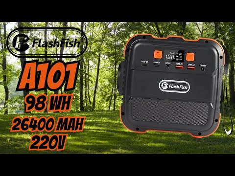 Pequeña, ligera y potente ⚡ Esta central eléctrica Flashfish A101 me dejó loco ⚡120W y 98Wh by Tu YouTube — YouTube video thumbnail