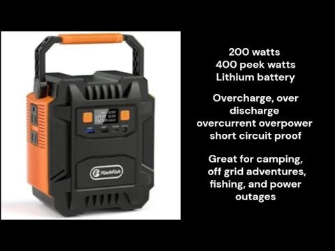 Powerful FlashFish Power Station review by Fun Fishing Adventures — YouTube video thumbnail