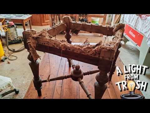 Restauro estremo: ho salvato uno sgabello di 150 anni distrutto by Il Makerstauratore — YouTube video thumbnail