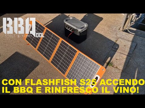 Flashfish S25 power station: accendiamo tutto e una info finale by BBQool — YouTube video thumbnail