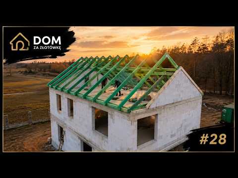 Odcinek 28 - Więźba samemu - Montaż szybkiej i łatwej więźby dachowej konstrukcja - Dom za złotówkę by Kamil Andrzejewski — YouTube video thumbnail