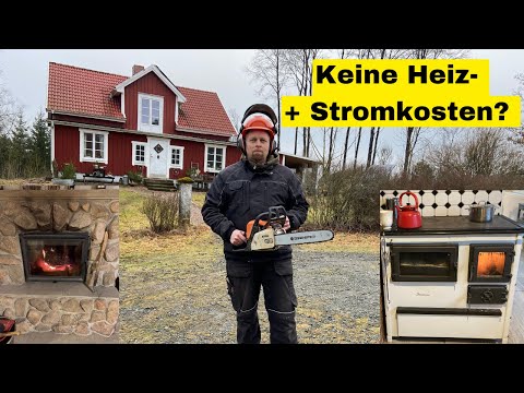 So gut wie keine Heiz- und Stromkosten - Autark leben im Winterwald by Die Selbstversorger Familie — YouTube video thumbnail