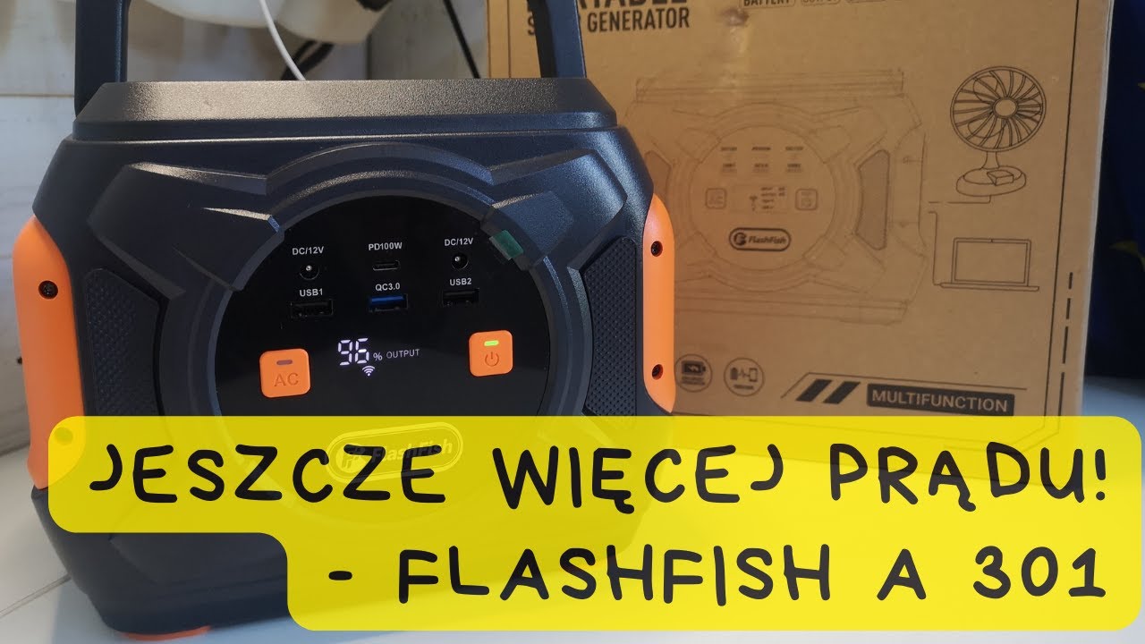 FlashFish A301 - stacja ładowania, magazyn energii - recenzja