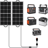 Anderson DC Y Splitter Cable, Connect 2 Solar Panels (200W Max)