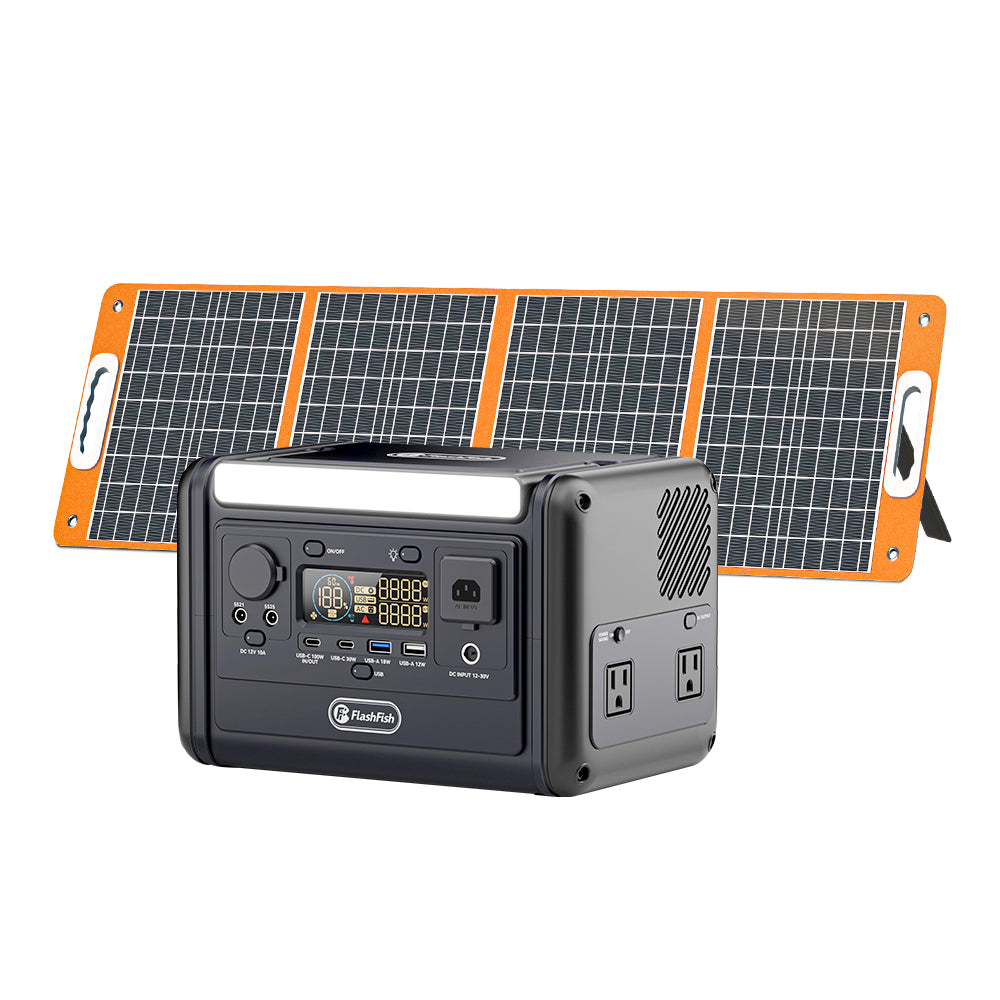 【LFP】Flashfish T300PRO Portable Power Station | 300W 230Wh/72000mAh | Pure sine wave | Lithium iron phosphate battery