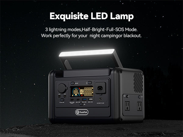 FlashFish T300PRO Portable Power Station | 300W LiFePO4