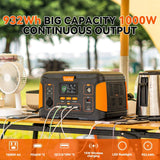 Flashfish/Gofort J1000 Portable Power Station | 1000W 932Wh - Flashfish Solar Generator