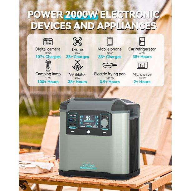 Flashfish/Gofort P25 Portable Backup Power Station | 3000W Peak - Flashfish Solar Generator