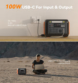 FlashFish A1001 UPS Portable Power Station | 1000W 1002Wh/278400mAh - Flashfish Solar Generator